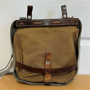 Vintage 60s Swiss Army Bread Bag F. Hanni Sigriswil